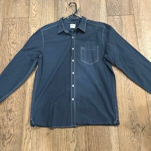 Dark blue AG buttoned shirt